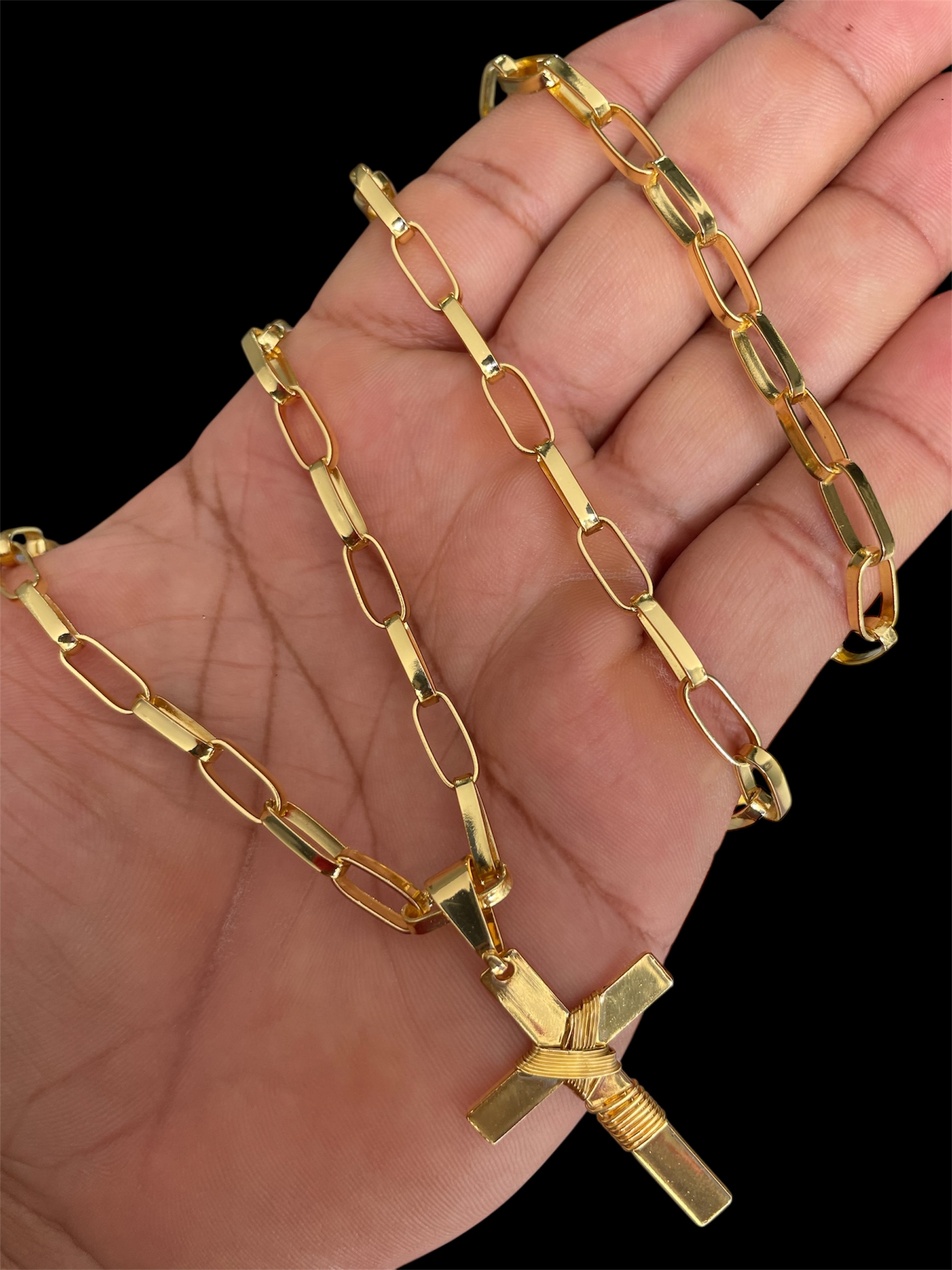 CORRENTE CARTIER 4MM BANHADO A OURO18K COM VERNIZ ANTI ALÉRGICO - Imagem 3