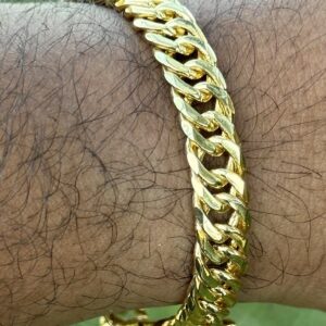 PULSEIRA LACRIA 10MM BANHADA A OURO 18k